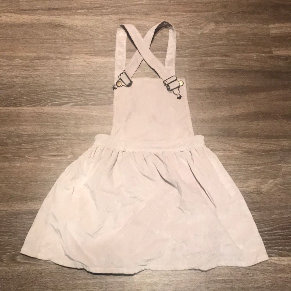Khaki Overall Corduroy Dress SZ 4